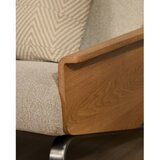 Kave Home Bež sedežna garnitura iz šenilje 205 cm Amsen – | Shoptok.si