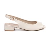 GOODIN Light beige elegant low-heeled sandals | Shoptok.si