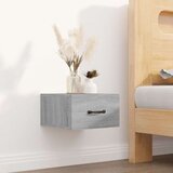  Stenska nočna omarica 2 kosa siva sonoma 35x35x20 cm, (20600841) | Shoptok.si