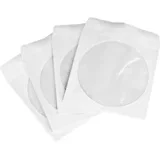 CD/DVD Sleeves 124x124 100 pcs white self-adhesive 1140
