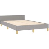  Okvir kreveta bez madraca svjetlosivi 120 x 200 cm od tkanine | shoptok.hr
