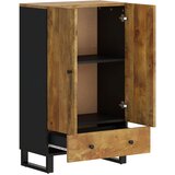  Visoka komoda s ladicom 60x33x100 cm od drva manga i željeza | shoptok.hr