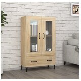  Visoka komoda boja hrasta sonome 70x31x115 cm konstruirano drvo | shoptok.hr