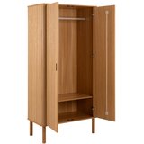 Actona Garderobna omara v hrastovem dekorju v naravni barvi 100x200x55 cm Langley – | Shoptok.si