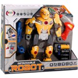  Robot Weapon za sastavljanje s zvučnim i svjetlosnim efektima - žuti | Shoptok.si