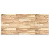  Zidna polica za umivaonik od čelika i masivnog bagremovog drva Smeđa 100 x 50 x 4 cm | shoptok.hr