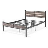 Hanah home Bračni krevet K300 Black (150 x 200)