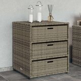  Vrtni ormarić za pohranu sivi 55x59x69 cm od poliratana | shoptok.hr