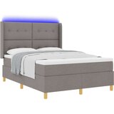 Box spring krevet Sivo-smeđa 140 x 200 cm tkanina | shoptok.hr