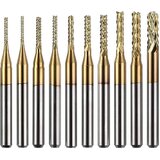 TwoTrees End Mill with Titanium Coating - Set of 10 | Eponuda.com