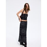 Reserved Midi suknja s uzorkom - crno | shoptok.hr