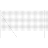vidaXL Evropska ograja Siva 1x25 m Jeklo | Shoptok.si