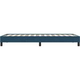  Okvir kreveta bez madraca tamnoplavi 90x220 cm baršun | shoptok.hr