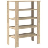  Stalak za cipele boja hrasta 61x32x87,5 cm konstruirano drvo Smeđa | Shoptok.si