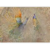  Foto tapeta - Peacocks in dance - bird motif among an abstract pattern with ornaments 250x175 Premium | shoptok.hr
