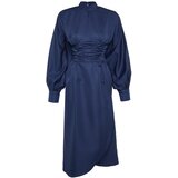 Trendyol Evening Dress - Navy blue - A-line Cene