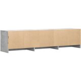 TV omarica z LED Betonsko siva 165 x 34 x 40 cm Konstruiran les, (5000202743) | Shoptok.si