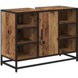 vidaXL Komplet pohištva za kopalnico 3 pcs Star les 80 x 33 x 60 cm | Shoptok.si