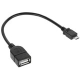 Cabletech USB kabel A ž. - USB mikro m. OTG za PC , 20cm, (20811668) | Shoptok.si