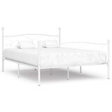 vidaXL Okvir za krevet s podnicama bijeli metalni 200 x 200 cm Cijene