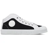 Nizke superge K100 Cordura - Black White Bela