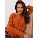 Wool Fashion Italia Sweater-AT-SW-2346-2.99P-Dark Orange | Shoptok.si