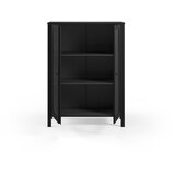 Marckeric Crna vitrina od masivnog bora 90x120x40 cm Alessandra – | shoptok.hr
