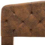  Za krevet od umjetne brušene kože smeđi 120 x 200 cm | shoptok.hr