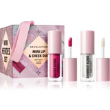 Makeup Revolution Xmass 2024 Mini Cheek & Lip Duo poklon set (za lice)