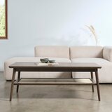 Unique Furniture Smeđi stolić za kavu s pločom stola u dekoru hrasta 60x120 cm Barrali – | shoptok.hr