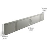 Kef XIO srebrno siva zvocna vrstica | Shoptok.si