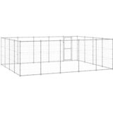Vanjski kavez za pse od pocinčanog čelika 24,2 m² | shoptok.hr