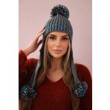 Kesi Women's cap with long ears Nadia K321 dark gray | shoptok.hr