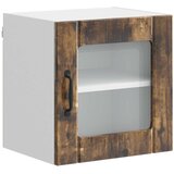  Zidni stakleni ormarić Lucca Dimljeni hrast 40 x 31 x 40 cm | shoptok.hr