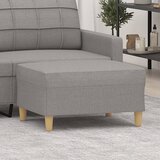vidaXL Stolček za noge svetlo siv 70x55x41 cm blago Cene