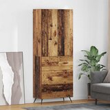  Highboard Staro drvo 69,5 x 34 x 180 cm Konstruirano drvo | shoptok.hr