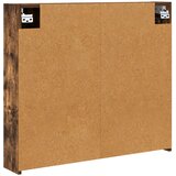 Kupaonski ormar s ogledalom Dimljeni hrast 80 x 14.5 x 70 cm Slike