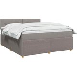  Boxspring krevet s madracem Sivosmeđa 180 x 200 cm Tkanina | shoptok.hr