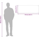 Kuhinjski zid Crna 110 x 40 cm Staklo otporno na udarce | shoptok.hr