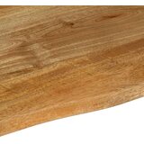 vidaXL Mizna plošča z naravnim robom 80x80x3,8 cm trden mangov les, (21410879) | Shoptok.si