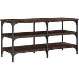 vidaXL Klop za čevlje rjavi hrast 100x38,5x49 cm inženirski les | Shoptok.si