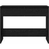  Konzolna stolica s ladicama Crni hrast 100 x 35 x 76,5 cm | Shoptok.si