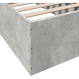vidaXL Okvir kreveta boja betona 90 x 190 cm od konstruiranog drva | shoptok.hr