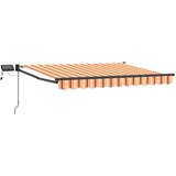 Ručna zlačivna tenda s LED diodama Šareni 2,5 x 2 m | Shoptok.si