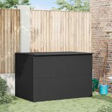  Vrtna kutija za pohranu crna 150 x 100 x 100 cm od poliratana | shoptok.hr