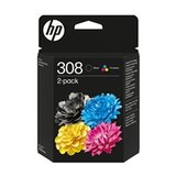 HP Tinta 6L6S6UE nr.308 (crna + boja), original Cijene
