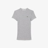 Lacoste SLIM FIT RIBBED COTTON T-SHIRT Siva Cijene