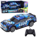 Rc trkaći automobil sa svjetlećim tijelom, crno-plavi | shoptok.hr
