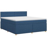  Boxspring krevet s madracem Plava 160 x 200 cm Tkanina | shoptok.hr