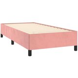 Box spring krevet s madracem ružičasti 90x200 cm baršunasti | shoptok.hr